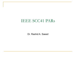 IEEE SCC41 PARs Dr. Rashid A. Saeed