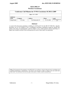 August 2009  doc.:IEEE 802.19-09/0055r0 IEEE P802.19