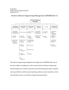 Review Software Engineering Management (SWEBOK KA-7)