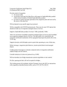 Congestion Notification Draft Objectives May 2006 For proposed P802.1au PAR Initial Draft