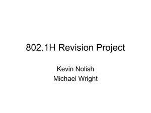 802.1H Revision Project Kevin Nolish Michael Wright