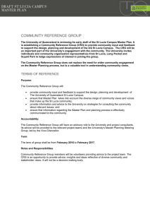 COMMUNITY REFERENCE GROUP