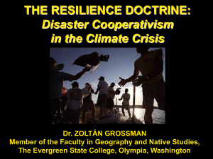 THE RESILIENCE DOCTRINE: Disaster Cooperativism in the Climate Crisis