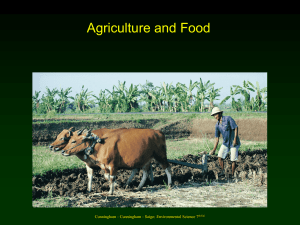 Agriculture and Food Cunningham - Cunningham - Saigo: Environmental Science 7