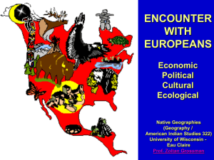 ENCOUNTER WITH EUROPEANS Economic