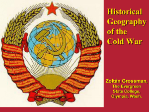 Historical Geography of the Cold War