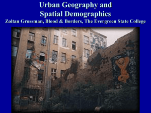 Urban Geography and Spatial Demographics
