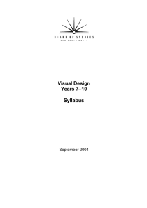 Visual Design –10 Years 7