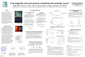 Can magnetic waves in aurorae transform into acoustic waves? Contact: Abstract
