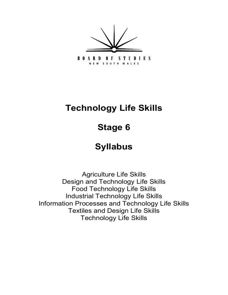 technology-life-skills-stage-6-syllabus