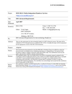 21-07-0132-00-0000.doc IEEE 802.21 Media Independent Handover Services &lt;