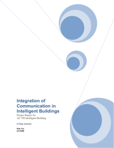 Integration of Communication in Intelligent Buildings