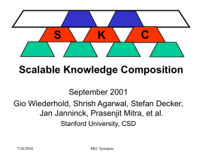 S C K Scalable Knowledge Composition
