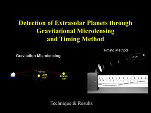 Detection of Extrasolar Planets through Gravitational Microlensing and Timing Method Technique &amp; Results