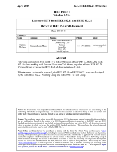 April 2005  doc.: IEEE 802.21-05/0258r4 IEEE P802.11