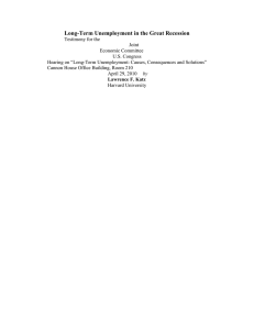 Long-Term Unemployment in the Great Recession