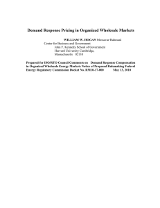 Demand Response Pricing in Organized Wholesale Markets