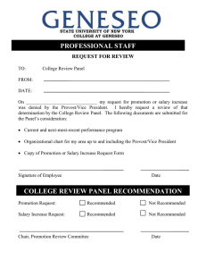 PROFESSIONAL STAFF REQUEST FOR REVIEW