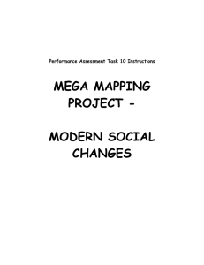 MEGA MAPPING PROJECT - MODERN SOCIAL