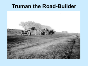 Truman the Road-Builder