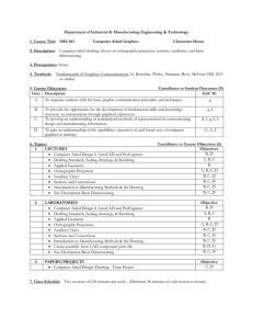 Department of Industrial &amp; Manufacturing Engineering &amp; Technology 1. Course Title: