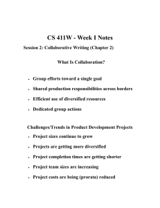 CS 411W - Week I Notes