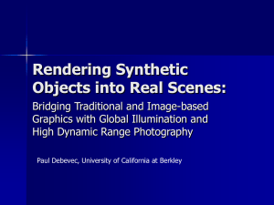 Rendering Synthetic Objects into Real Scenes: