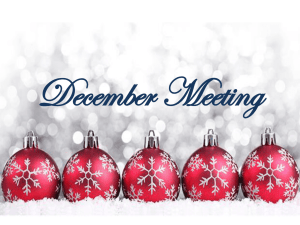 December Meeting