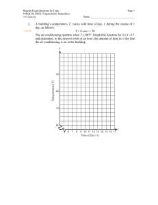 Regents Exam Questions by Topic Page 1 INEQUALITIES: Trigonometric Inequalities Name: __________________________________