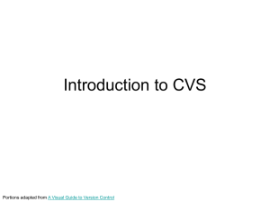 Introduction to CVS  A Visual Guide to Version Control