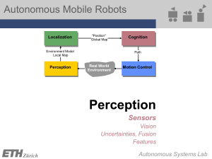 Perception Autonomous Mobile Robots Sensors Autonomous Systems Lab