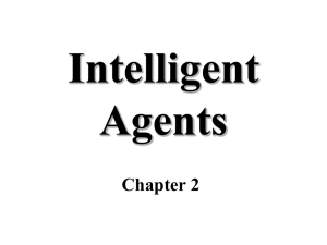 Intelligent Agents Chapter 2