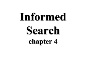 Informed Search chapter 4