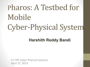 haros: A Testbed for Mobile Cyber-Physical Systems P