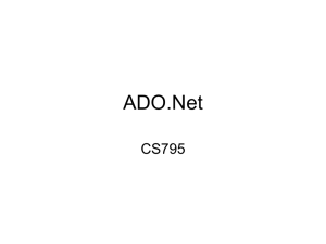 ADO.Net CS795