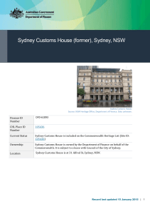 Sydney Customs House (former), Sydney, NSW