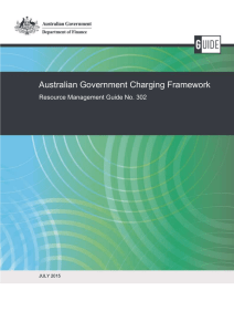 Australian Government Charging Framework Resource Management Guide No. 302  JULY 2015