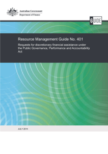 Resource Management Guide No. 401