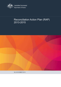 Reconciliation Action Plan (RAP) 2013-2015  V2 |