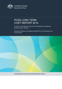 PCSS LONG TERM COST REPORT 2014