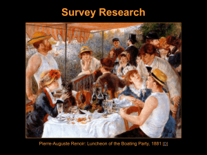 Survey Research Pierre-Auguste Renoir: Luncheon of the Boating Party, 1881 [ ]