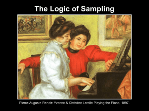 The Logic of Sampling