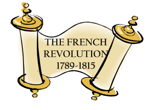 THE FRENCH REVOLUTION 1789-1815