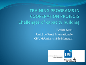 Besim Nuri Unité de Santé Internationale CHUM/Université de Montréal