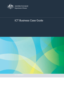 ICT Business Case Guide  OCTOBER 2015