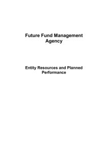 Future Fund Management Agency Entity Resources and Planned