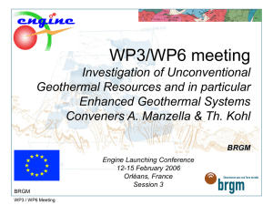 WP3/WP6 meeting