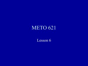 METO 621 Lesson 6