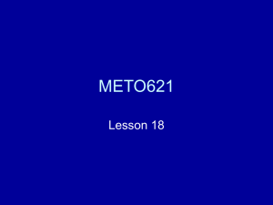 METO621 Lesson 18