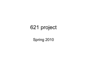 621 project Spring 2010